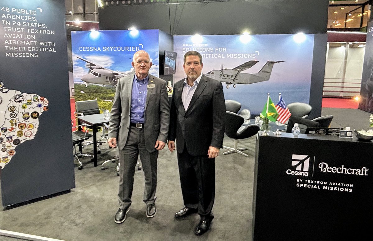 TextronAviation's tweet image. We’ve touched down at #LAAD2025! Meet our #SpecialMissions team at Booth P82 to talk mission-ready aircraft and cutting-edge solutions.

📍 Rio de Janeiro, Brazil
🗓️ April 1-4

#OneTxtAvTeam #FlyCessna #FlyBeechcraft #LAAD #beechcraft #cessna #aviation