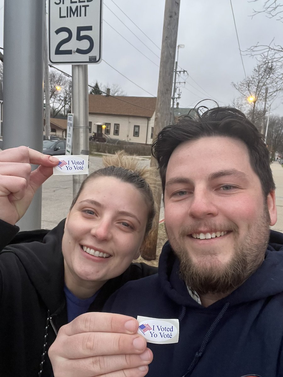 Voters 865 and 866 at Ward 175 in Milwaukee!
