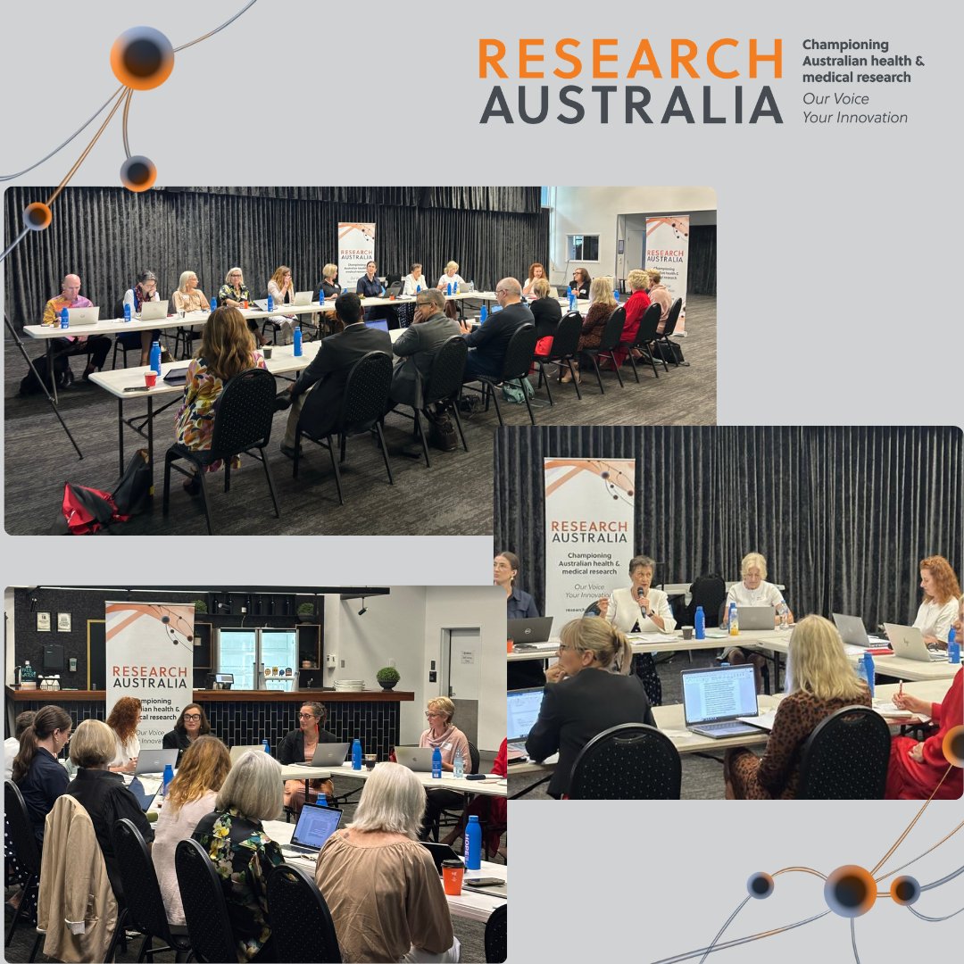 Research Australia (@resaustralia) on Twitter photo The National Health and Medical Research Strategy took center stage at Research Australia's University Roundtable at <a href="/Griffith_Uni/">Griffith University</a> today. We’re deeply grateful to our generous hosts and to everyone who joined us, both in person and online. The National Health and Medical Research Strategy took center stage at Research Australia's University Roundtable at <a href="/Griffith_Uni/">Griffith University</a> today. We’re deeply grateful to our generous hosts and to everyone who joined us, both in person and online.