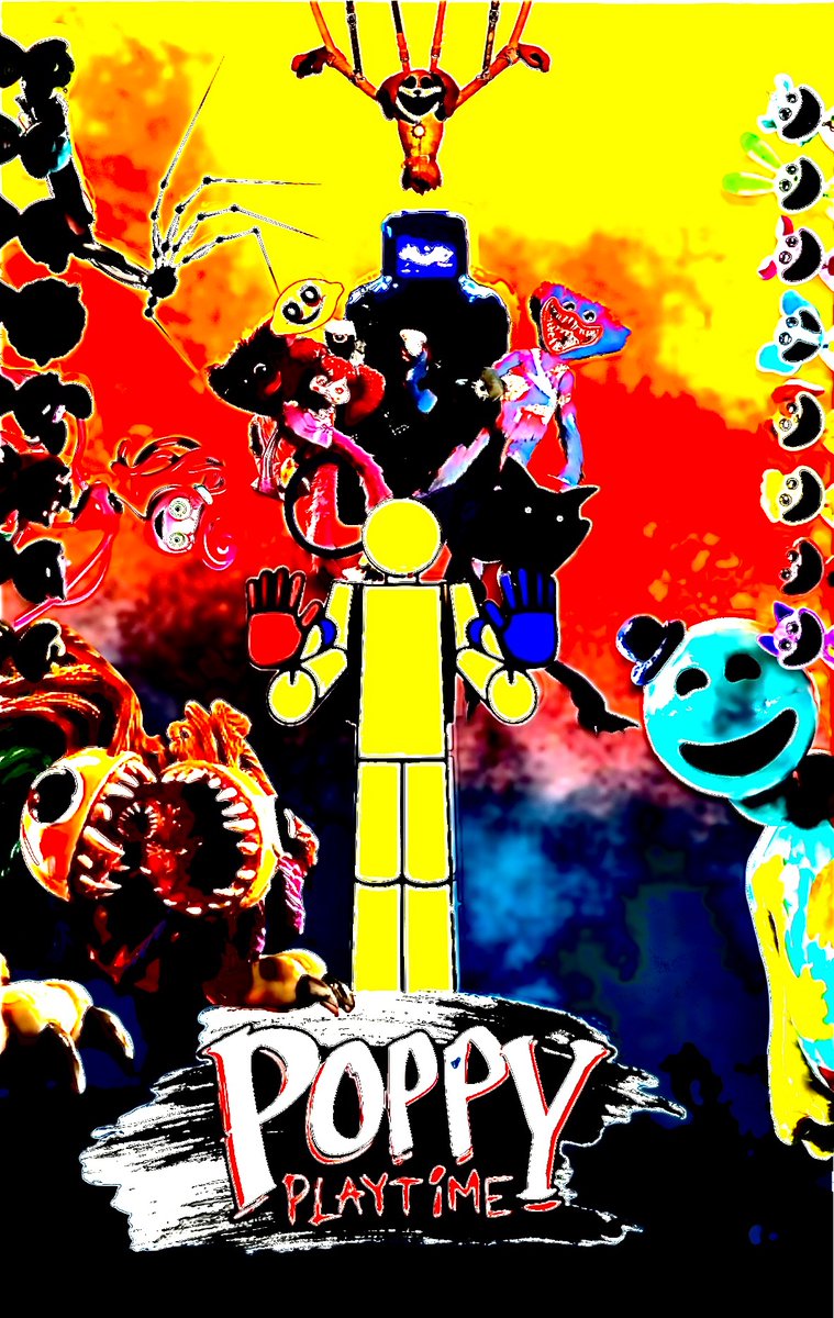 My poppy playtime poster. (Updated) go to my account to see my previous one