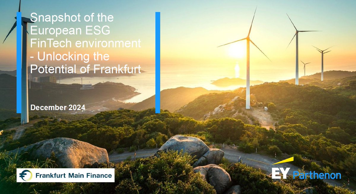 World Alliance of International Financial Centers (@waifc_) on Twitter photo 📢 New ESG FinTech insights from <a href="/FMFdigital/">Frankfurt Main Finance</a> 🇩🇪💡
As part of our ongoing series showcasing thought leadership from our members, we are proud to highlight this latest publication exploring the ESG FinTech ecosystem in Europe, with a deep dive into #Frankfurt’s positioning as a 📢 New ESG FinTech insights from <a href="/FMFdigital/">Frankfurt Main Finance</a> 🇩🇪💡
As part of our ongoing series showcasing thought leadership from our members, we are proud to highlight this latest publication exploring the ESG FinTech ecosystem in Europe, with a deep dive into #Frankfurt’s positioning as a