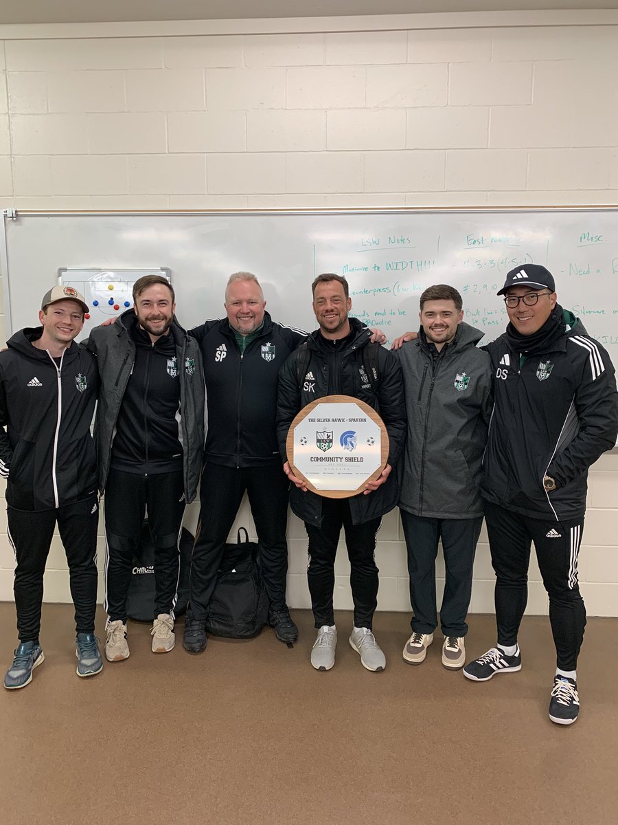 Despite being extremely short handed this evening, players stepped up, battled and we end up taking home The Shield for a 3rd consecutive season with a 2-0 Win. Great job by all those involved! ⚽️👏🏼

Match Stats 📊
C. Rakowsky ⚽️
Gusic ⚽️
Perrin 🅰️
Ebeler 🧱