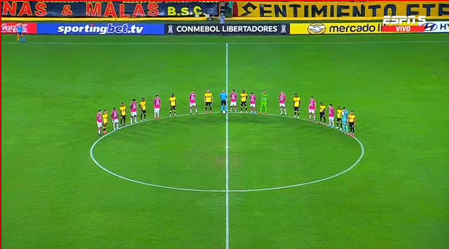 minuto de silencio por emelec 🙏
