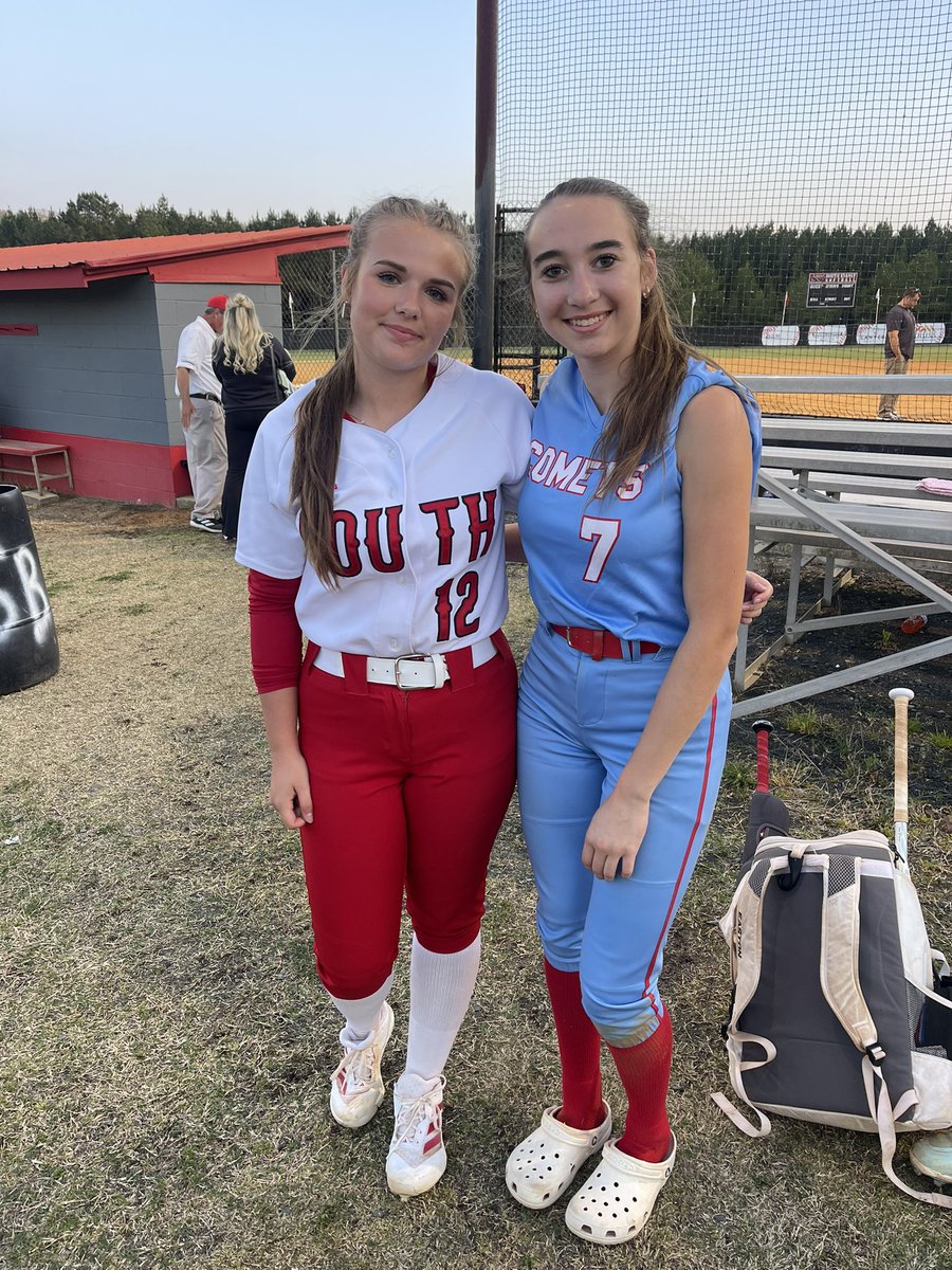 Sophia Crist (@sophiacrist2027) on Twitter photo Took the Win 9-0 against South Stanly! Proud of the way our team showed up and played hard. Grateful to grab a pic with my pitching coach & Cobra teammate after the game! <a href="/lyricrucker2028/">Lyric Rucker</a>!
Pitched 6 innings with 13 Strikeouts 🩵❤️
<a href="/BrawleyCobras/">Carolina Cobras Brawley/Morton</a> <a href="/CCobrasMorton/">Carolina Cobras 18U</a> Took the Win 9-0 against South Stanly! Proud of the way our team showed up and played hard. Grateful to grab a pic with my pitching coach & Cobra teammate after the game! <a href="/lyricrucker2028/">Lyric Rucker</a>!
Pitched 6 innings with 13 Strikeouts 🩵❤️
<a href="/BrawleyCobras/">Carolina Cobras Brawley/Morton</a> <a href="/CCobrasMorton/">Carolina Cobras 18U</a>