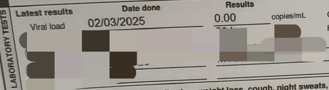 10WildChild10's tweet image. Nag refill ako today. Ngaun ko lang nakita yung VL test ko last two months ago. UD na pala ako! 🤗
Best Birthday gift since now ko lang nalaman 😅 thank you LORD!#PLHIV