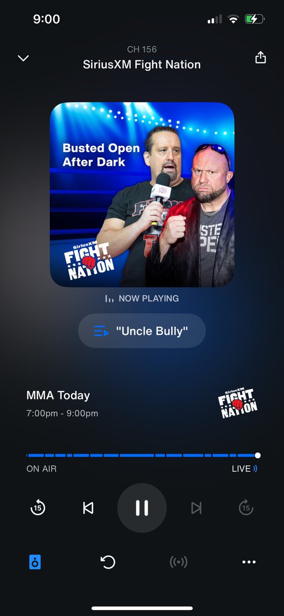Deadman469's tweet photo. Hell yeah! #BOAfterDark is live and Uncle @bullyray5150 is back!! Can’t wait to grip it and rip it! Chicago Chapter checking in for Bully’s thoughts on #WWENXT and some @acdc!

@BustedOpenRadio #NationsCorner #ChicagoChapter #LetThereBeRock https://t.co/AKx1MCZho6