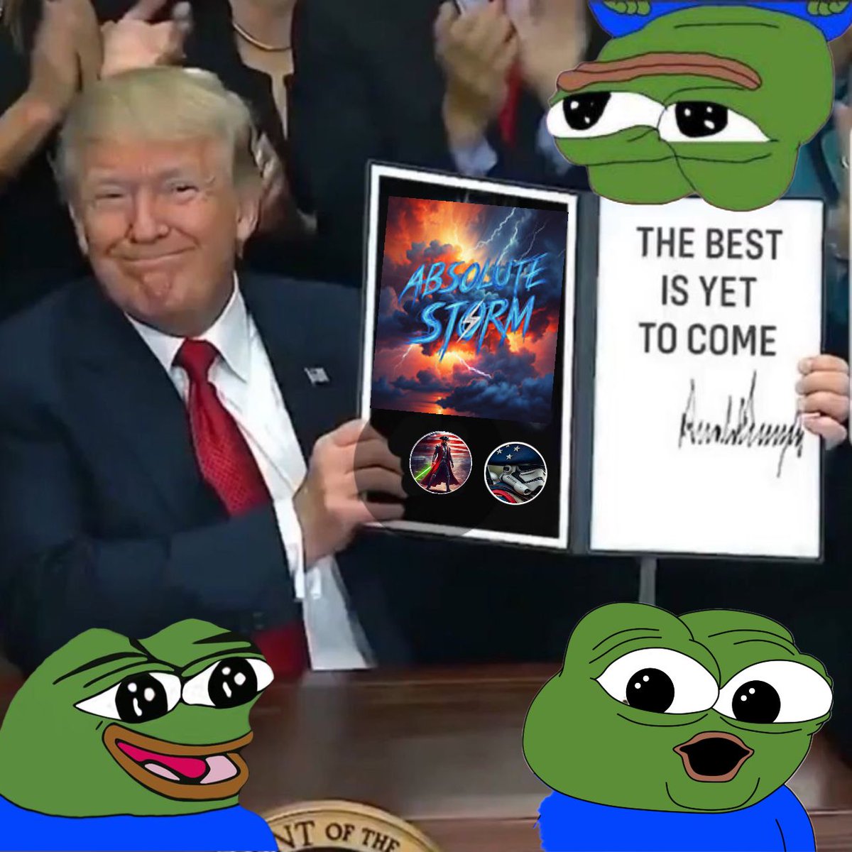 RevDQ's tweet image. Congratulations @RealAbs1776 &amp;amp; @truestormyjoe 🎉🇺🇸🙏🏻🐸

#AbsoluteStorm ⛈️⚡️
