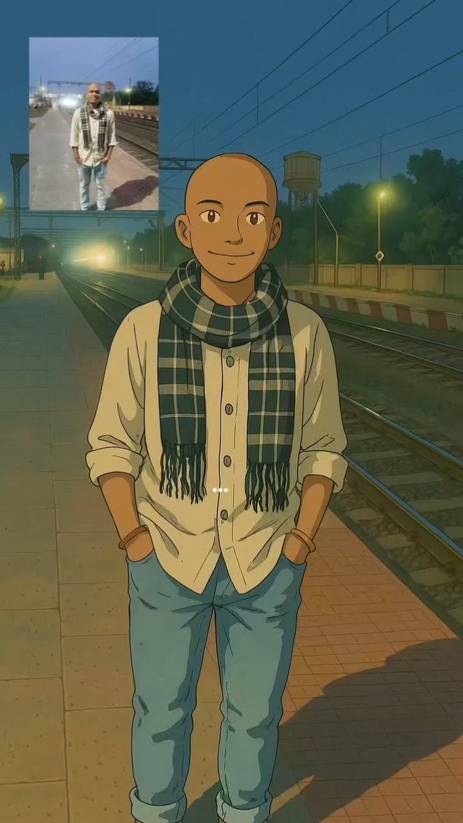 mrheerasingh5's tweet photo. "जब हकीकत और एनीमे का संगम हो जाए!🎨✨"

अगर Studio Ghibli की कोई फिल्म मेरी कहानी कहती,तो शायद यह कुछ ऐसी ही दिखती!😍🚉 एक साधारण फोटो को एनीमे वर्ल्ड में बदलते देखना वाकई जादुई लगता है।
क्या आप भी खुद को किसी एनीमे सीन में देखना चाहेंगे?💭✨

#GhibliVibes #AnimeMe #DreamyScenes https://t.co/XCHIWVp2PY