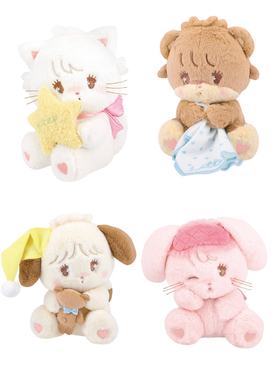 mikko illustrations 一番くじ🐱🐻‍🐶🐰💕 4/19(土)より発売予定 1回