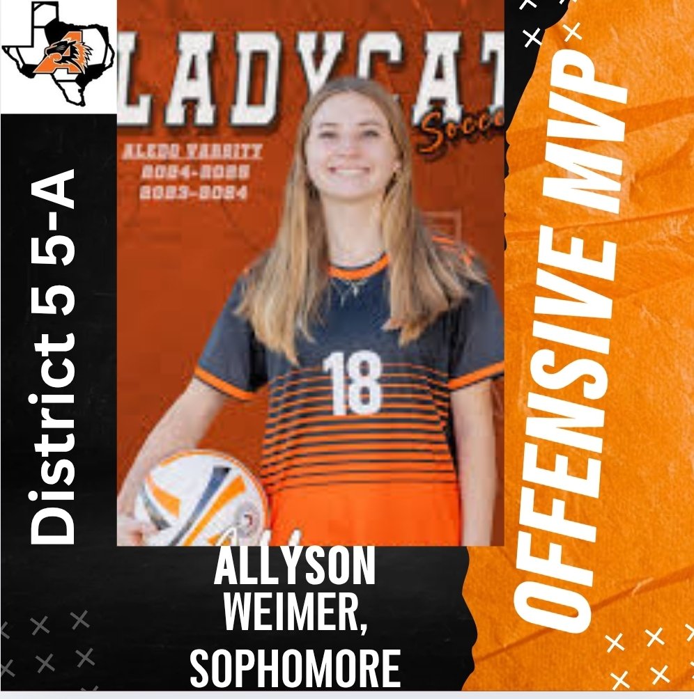 Congratulations to all of our Lady Cats who earned All-District awards this season! <a href="/AledoAthletics/">Aledo Athletics</a> <a href="/coachbbelk/">brandy belk 🧡🖤</a> <a href="/AledoISD/">Aledo ISD</a> @aledoisdsupt <a href="/SoccerLadycat/">Aledo Ladycat Soccer</a> <a href="/aledosoccer/">Bearcat Soccer</a> <a href="/AledoBearcatFut/">Efren Martinez</a>
