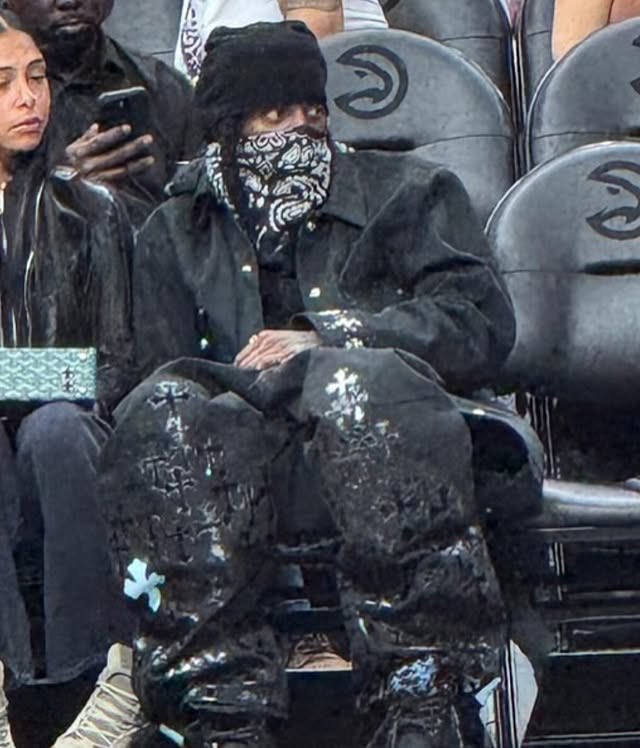 Carti &amp; Gio at the Atlanta Hawks game