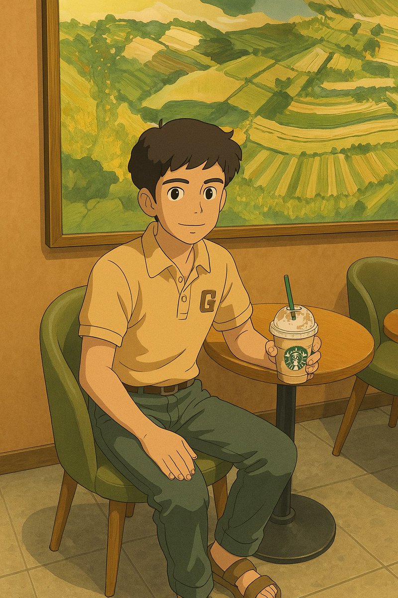 ComradeManas003's tweet photo. Joining the #Ghibli trend!
Here’s my entry. #ghiblistyle 
#GhibliTrend #GhibliVibes https://t.co/3KaDMvGjBd