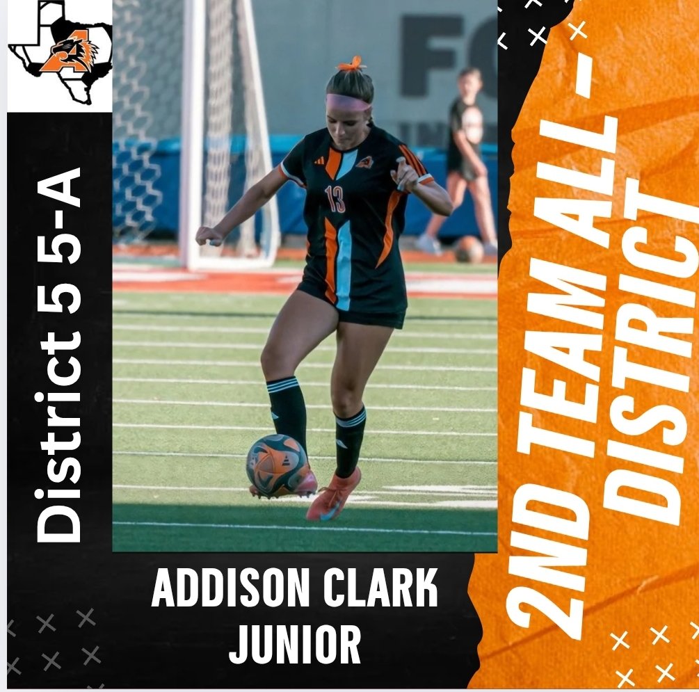 Congratulations to all of our Lady Cats who earned All-District awards this season! <a href="/AledoAthletics/">Aledo Athletics</a> <a href="/coachbbelk/">brandy belk 🧡🖤</a> <a href="/AledoISD/">Aledo ISD</a> @aledoisdsupt <a href="/SoccerLadycat/">Aledo Ladycat Soccer</a> <a href="/aledosoccer/">Bearcat Soccer</a> <a href="/AledoBearcatFut/">Efren Martinez</a>
<a href="/morganstrength/">Josh Morgan</a>