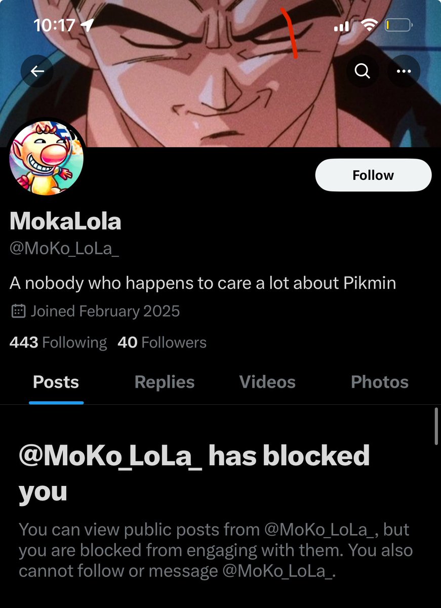 Hello, I am here to say the user
<a href="/JotadoDaGoatado/">We Don't Want You Here.</a> is @MoKo_LoLa_
They complain about college and repost various Xenoblade art and have confessed to being him, proof in the post below.