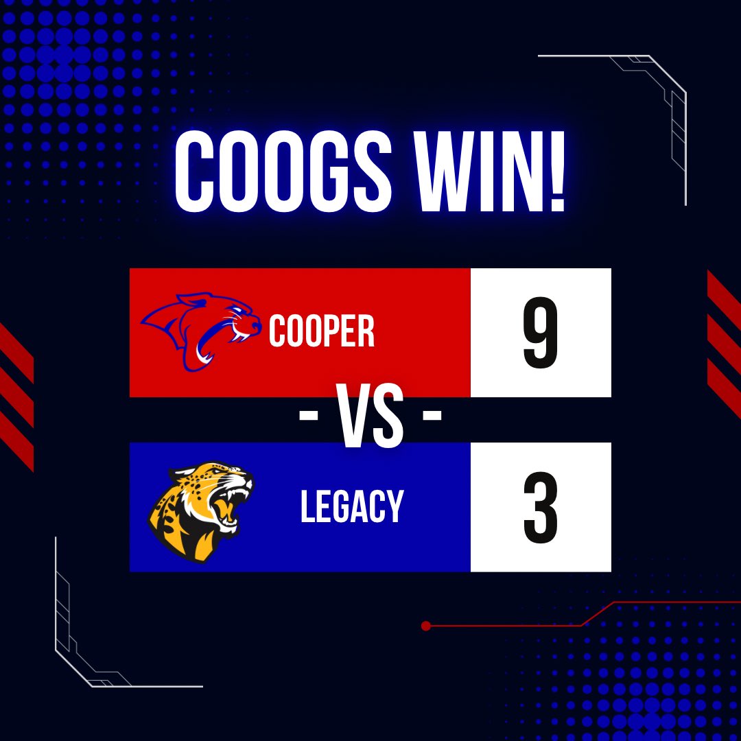 CooperSBAbilene's tweet photo. COOGS WIN FINISHING FIRST ROUND OF DISTRICT 4-1! 
THANK YOU TO ALL OF OUR TEACHERS AND COACHES THAT HAVE IMPACTED OUR LIVES! Teacher night was a success! 

#diftt #TCW ❤️💙 https://t.co/aYf018Z7Kh