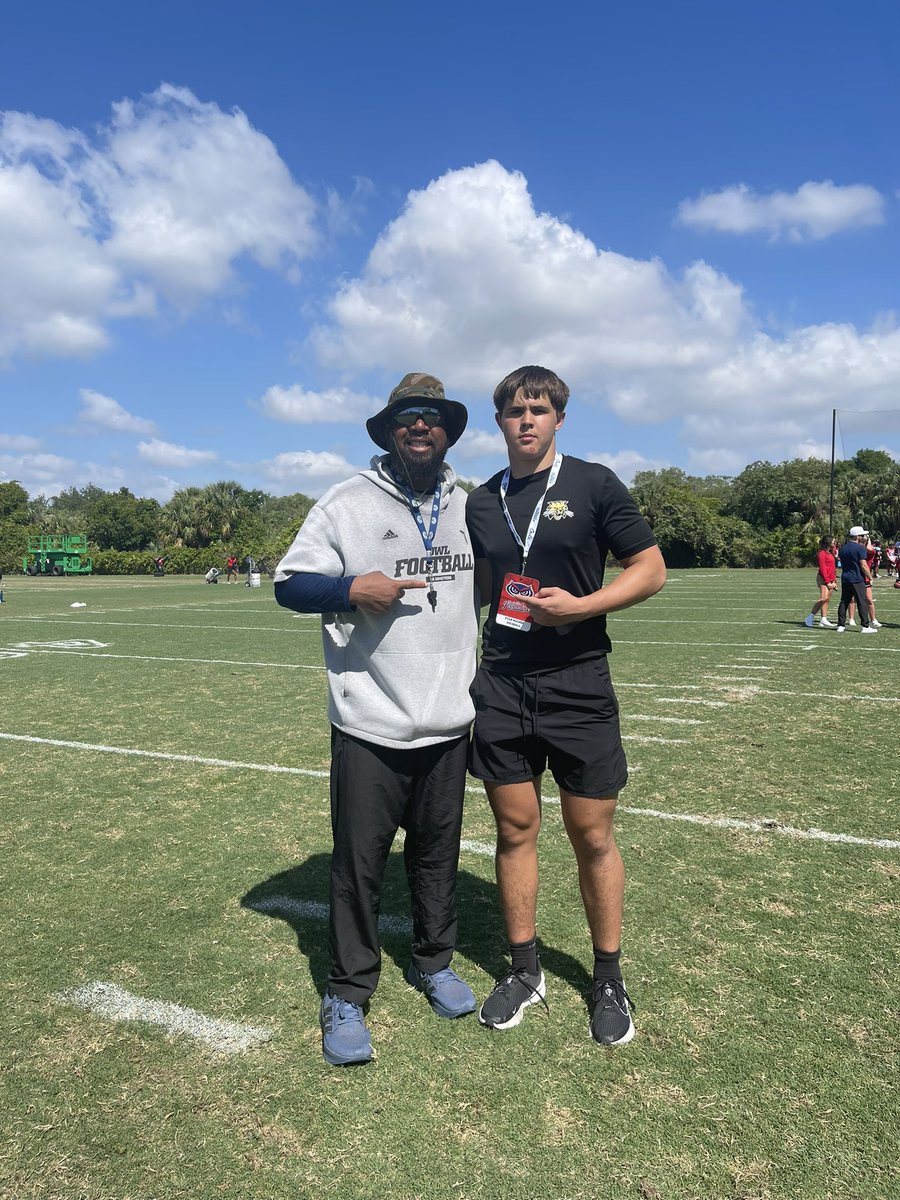 Evan Walker (@ewalk_15) on Twitter photo Had a great time at <a href="/FAUFootball/">Florida Atlantic Football</a> Thank you <a href="/CoachBLacy/">CoachBLacy</a> <a href="/ZKittley/">Zach Kittley</a> <a href="/CoachHamby/">Stephen Hamby</a> for having me
<a href="/FAU_Recruiting/">FAU Football Recruiting</a> <a href="/CoachChuckB/">Chuck Bell</a> <a href="/AngeloHerrera_7/">Angelo Herrera</a> <a href="/CenFLAPreps/">Central Florida Preps</a> <a href="/FlaHSFootball/">FloridaHSFootball.com</a> <a href="/BuchholzFB/">Buchholz HS Football</a> <a href="/CoachDJ_WRA/">DJ McCarthy</a> Had a great time at <a href="/FAUFootball/">Florida Atlantic Football</a> Thank you <a href="/CoachBLacy/">CoachBLacy</a> <a href="/ZKittley/">Zach Kittley</a> <a href="/CoachHamby/">Stephen Hamby</a> for having me
<a href="/FAU_Recruiting/">FAU Football Recruiting</a> <a href="/CoachChuckB/">Chuck Bell</a> <a href="/AngeloHerrera_7/">Angelo Herrera</a> <a href="/CenFLAPreps/">Central Florida Preps</a> <a href="/FlaHSFootball/">FloridaHSFootball.com</a> <a href="/BuchholzFB/">Buchholz HS Football</a> <a href="/CoachDJ_WRA/">DJ McCarthy</a>