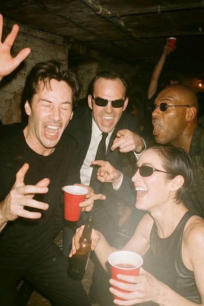 Cuando te tomas la píldora roja y la azul al mismo tiempo.