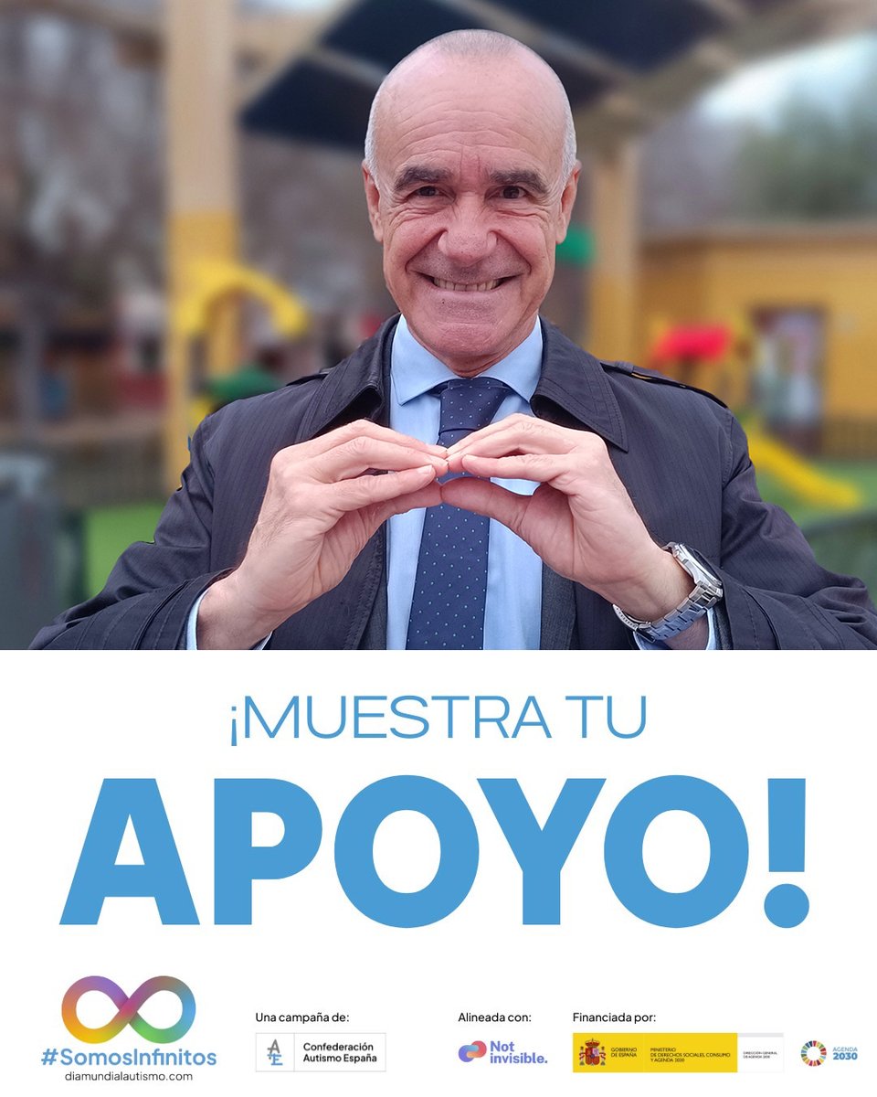 ¡Hoy es el #DiaMundialAutismo! Un mundo infinito de diversidad y singularidad, porque el autismo tiene infinitas formas.

♾️ #SomosInfinito