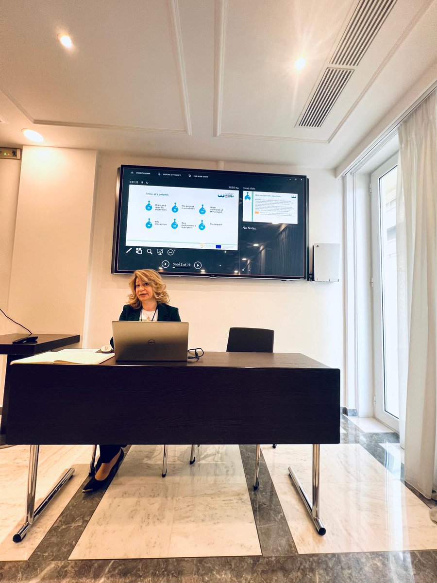 watermellon_primaproject (@watermellon_pr) on Twitter photo 🌅👋We kick off the day with Fabrice Dentressangle, Officer of <a href="/PrimaProgram/">PRIMA Program Mediterranean Partnership 🇪🇺</a>, who presents the monitoring.
🎙️Then, as the lead partner Efthymia ALEXOPOULOU from #CRES presents the main goals and activities planned to achieve over the3️⃣9️⃣months of implementation! 🌅👋We kick off the day with Fabrice Dentressangle, Officer of <a href="/PrimaProgram/">PRIMA Program Mediterranean Partnership 🇪🇺</a>, who presents the monitoring.
🎙️Then, as the lead partner Efthymia ALEXOPOULOU from #CRES presents the main goals and activities planned to achieve over the3️⃣9️⃣months of implementation!