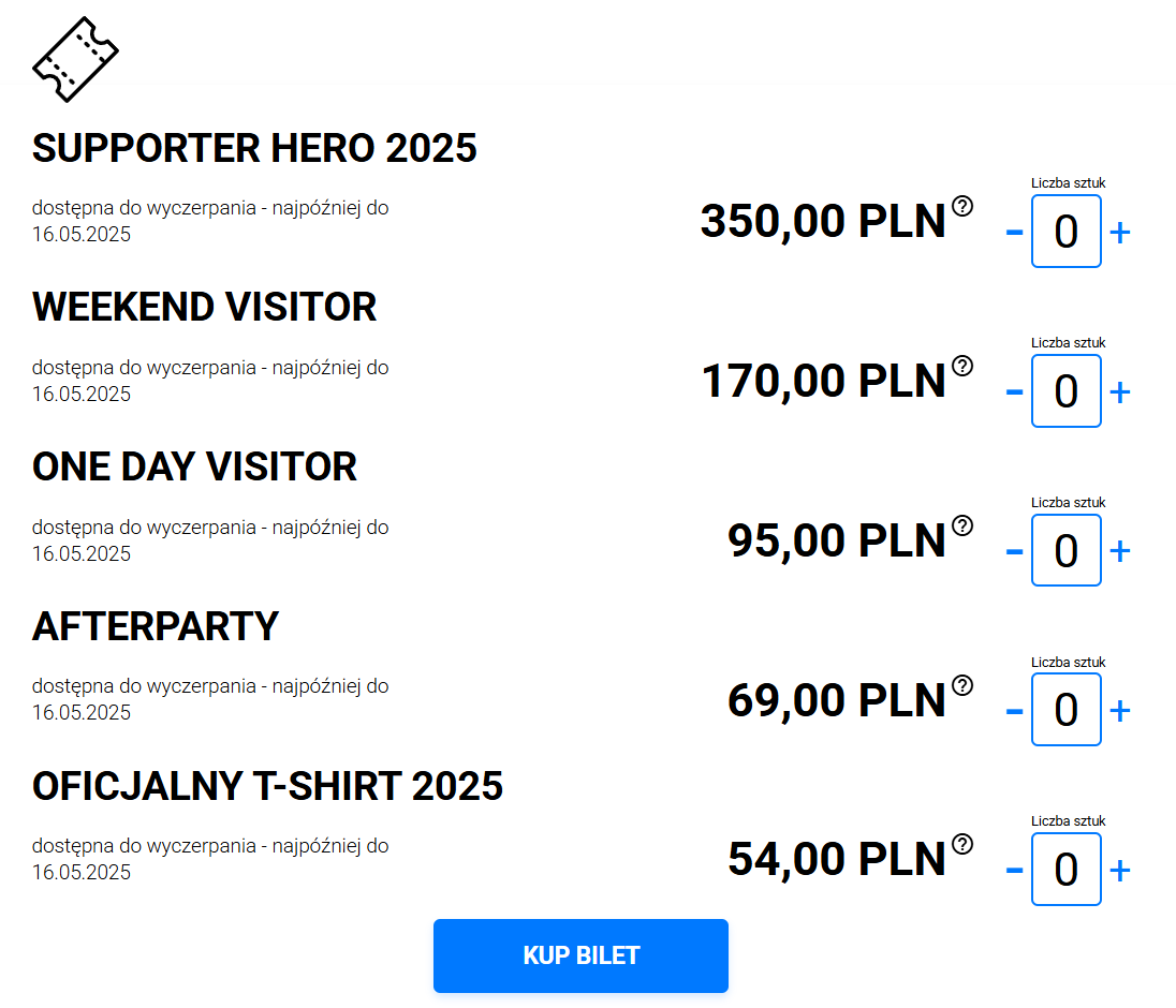 Są oficjalne ceny biletów na Pixel Heaven w tym roku. I przepraszam bardzo, komuś chyba monitor od Amigi spadł na głowę 😂 Co się tam odpixelowiło? 😮 Ceny jak na koncert na narodowym. Wybieracie się?