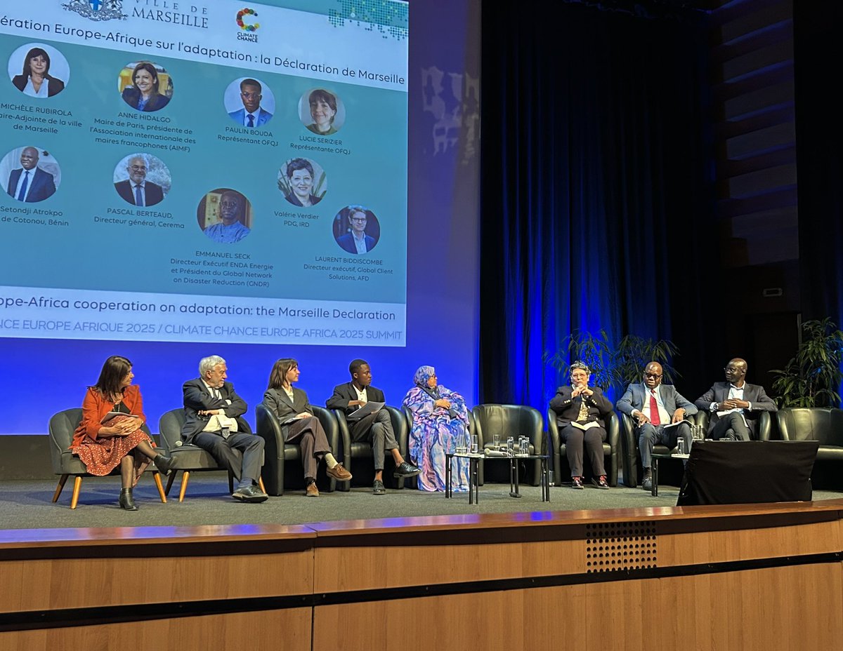 <a href="/ird_fr/">IRD.fr</a> était très engagé au <a href="/ClimateChance/">Climate Chance</a>, en clôture j'ai rappelé que la science doit guider les décisions politiques. Nous travaillons avec nos partenaires africains aux solutions pour l’adaptation au Nord comme au Sud aux effets du changement climatique 🤝🌍.