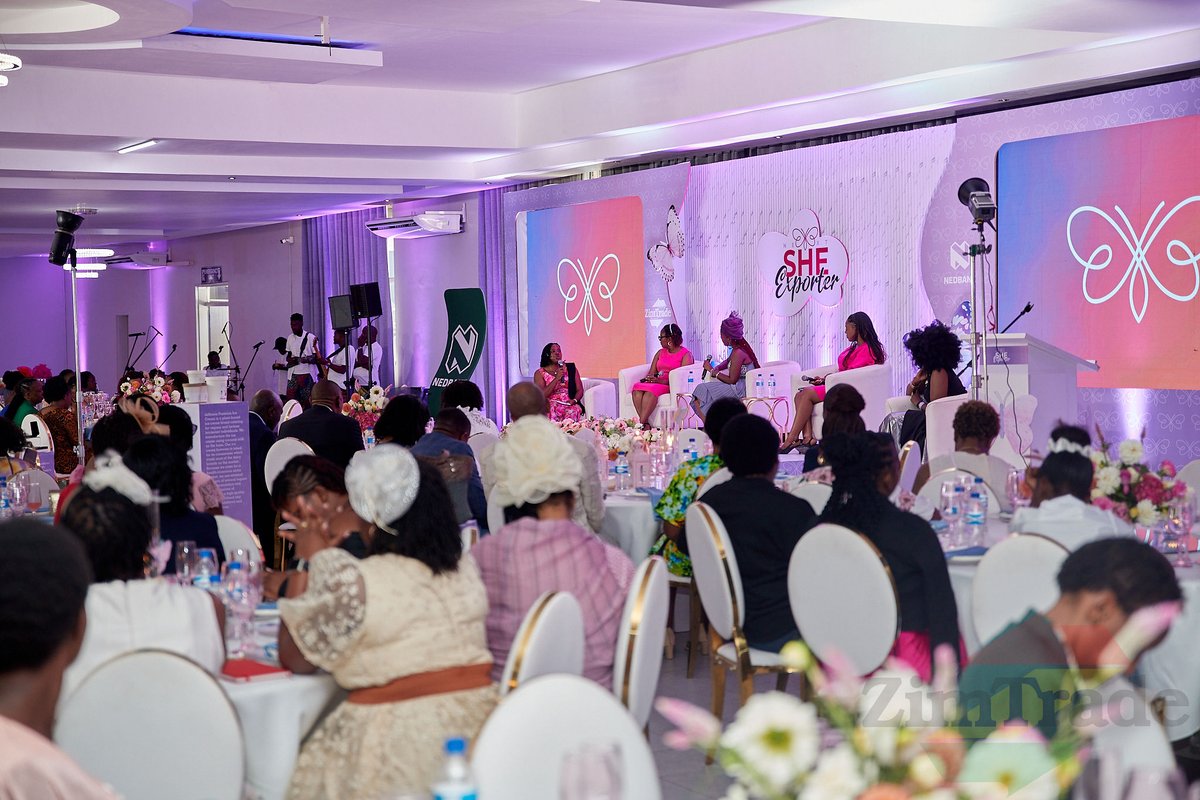 Dudu_Nyirongo's tweet photo. Honored to have spoken at the @ZimTradeAlerts Next She Exporter Graduation High Tea. Last Friday was a full and fulfilling day! This event was especially meaningful to me as an alumna of the program.
#NextSheExporter #export #Capital #Innovation https://t.co/UGxw1euzGB