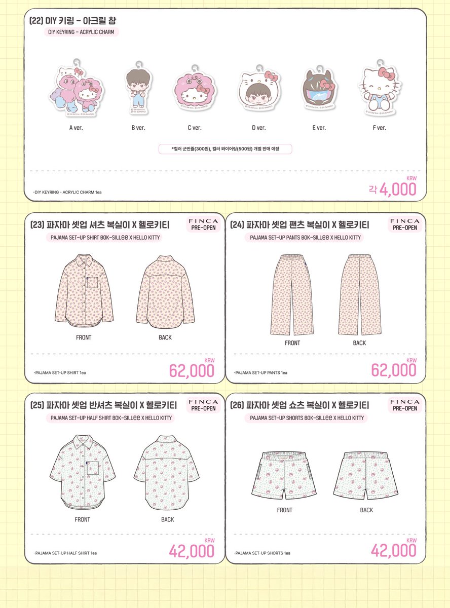 SHINee キー キティコラボ POPUP グッズ　Tシャツ トレカ付き　白 💗キーくん✖キティちゃんコラボ💗 [Where is KEY? with HELLO KITTY