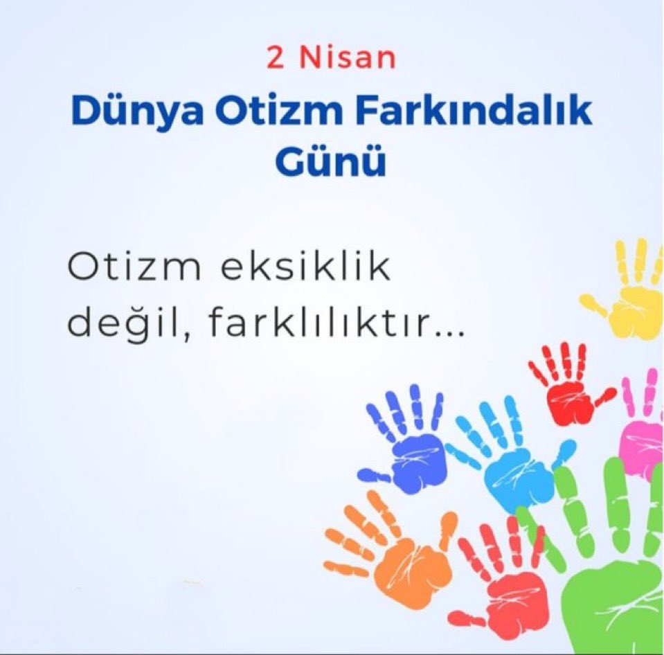 Otizm bir eksiklik değil, farklılıktır.  💙

#OtizmFarkındalıkGünü