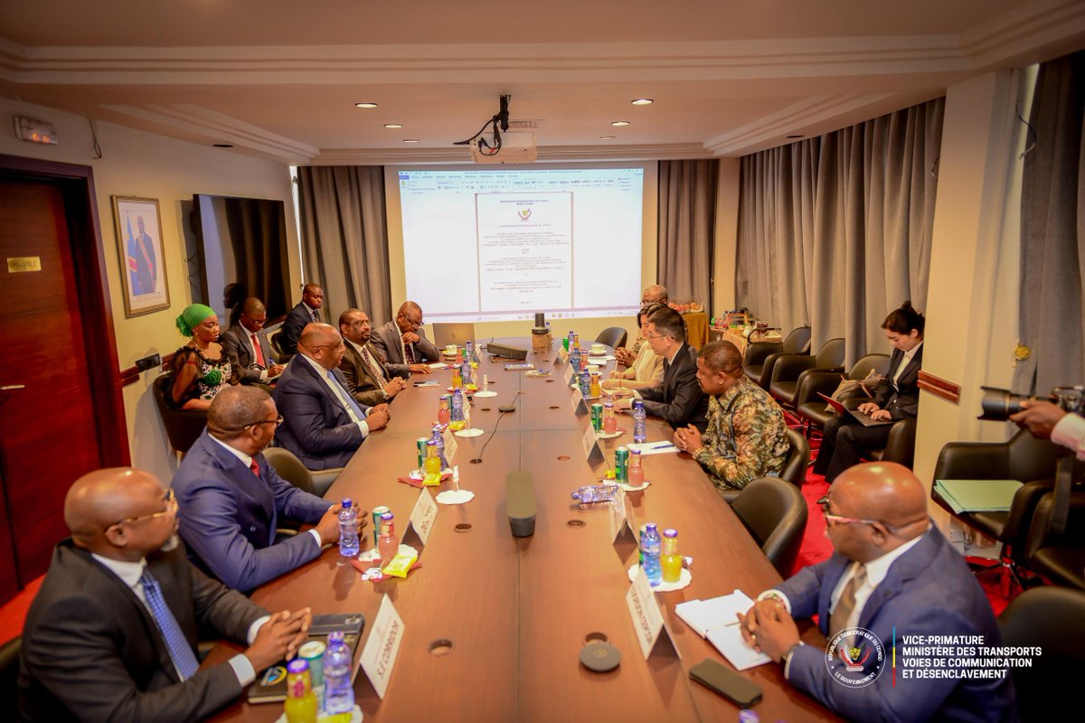 Yesterday in Kinshasa, DRC, I had the honor of witnessing the signing ceremony of a contract between the government of the DRC, represented by H.E. Vice Prime Minister and Minister of Transport, Ways of Communication, and Opening Up, <a href="/bembajp/">Jean Pierre Bemba</a> , along with the Ministry of
