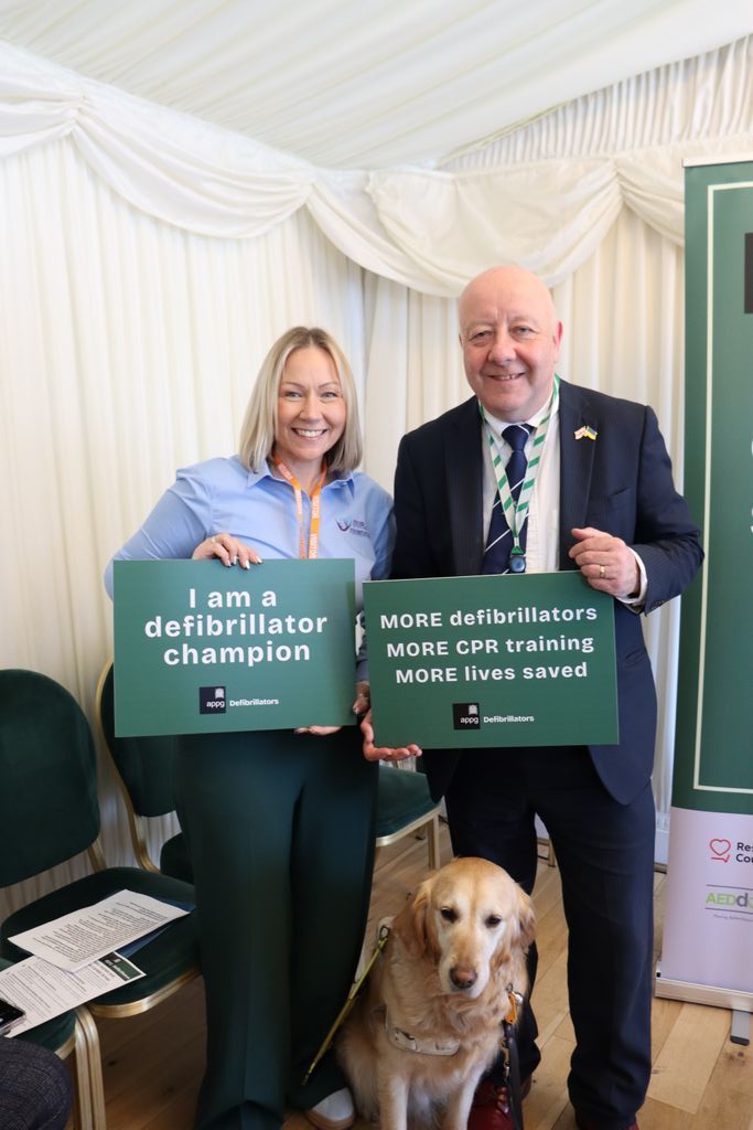 Steve Darling MP (@stevedarlingmp) on Twitter photo I was honoured to attend the All-Party Parliamentary Group (APPG) for Defibrillators’ Call to Action Parliamentary Reception on Tuesday afternoon.
 As Chair of the APPG, it was a privilege to sponsor this important event.
The reception brought together parliamentarians, health I was honoured to attend the All-Party Parliamentary Group (APPG) for Defibrillators’ Call to Action Parliamentary Reception on Tuesday afternoon.
 As Chair of the APPG, it was a privilege to sponsor this important event.
The reception brought together parliamentarians, health