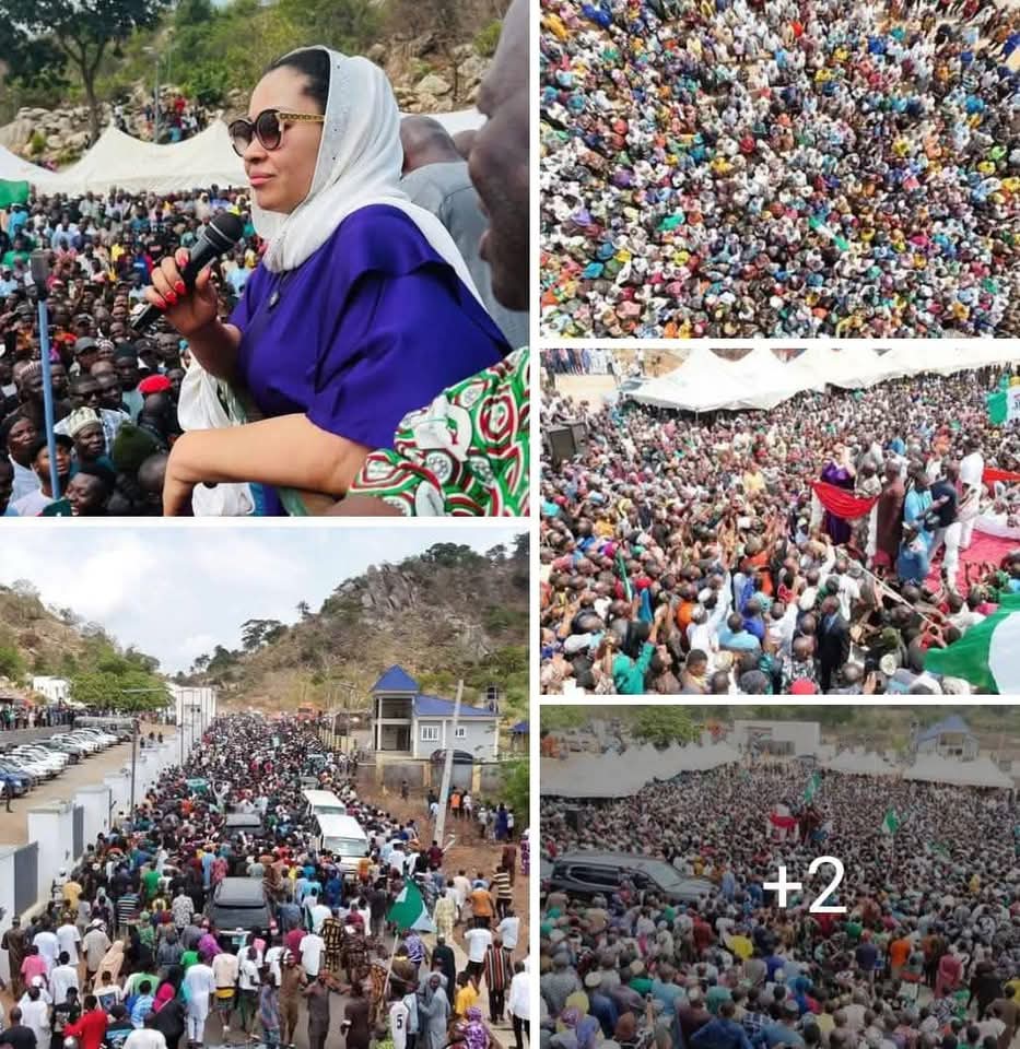 _yemia's tweet photo. Yesterday was quite hot in Kogi. State & federal powers used "security reports" to try to stop @NatashaAkpoti's homecoming.
They blocked roads as well.
Homegirl arrived in a helicopter!🫡
#JusticeForNatasha https://t.co/yC2RTKaM86