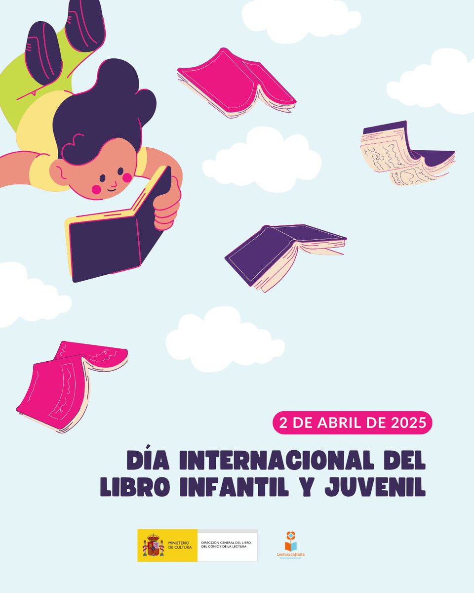 ¡Feliz Día Internacional del Libro Infantil y Juvenil! 📚👧
Esta jornada celebra y visibiliza la importancia de la literatura en las primeras etapas de la vida.
🎂 Promovida por la <a href="/IBBYINT/">IBBY</a>, se celebra el 2 de abril coincidiendo con el día de nacimiento de Hans Christian Andersen
