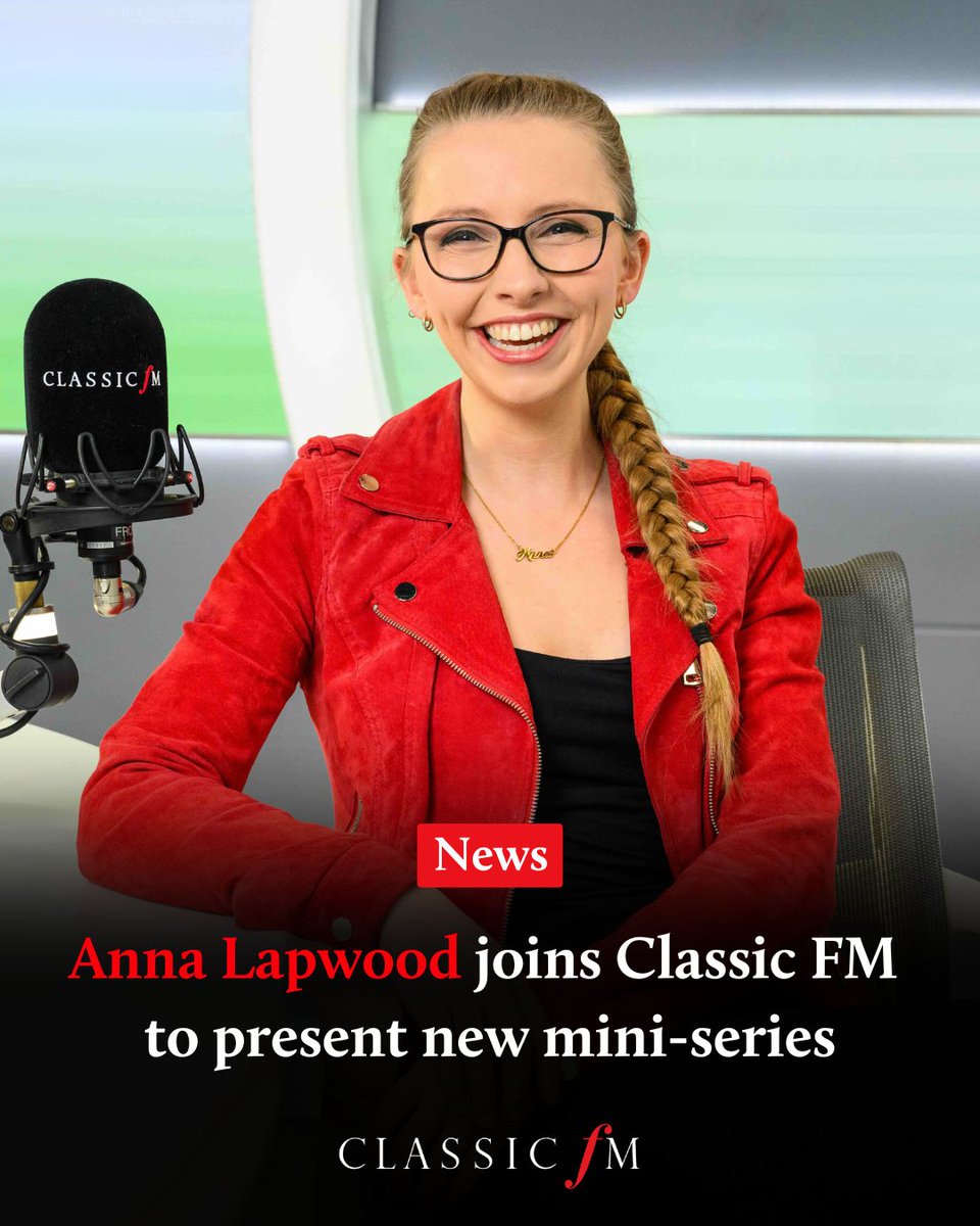 Classic FM (@classicfm) on Twitter photo Welcome to Classic FM, <a href="/annalapwood/">Anna Lapwood</a>!
The acclaimed organist, conductor and TikTok star is joining Classic FM to host a three-part miniseries ‘The Royal Albert Hall of Fame’, airing from Friday 18 to Sunday 20 April at 9pm. Welcome to Classic FM, <a href="/annalapwood/">Anna Lapwood</a>!
The acclaimed organist, conductor and TikTok star is joining Classic FM to host a three-part miniseries ‘The Royal Albert Hall of Fame’, airing from Friday 18 to Sunday 20 April at 9pm.