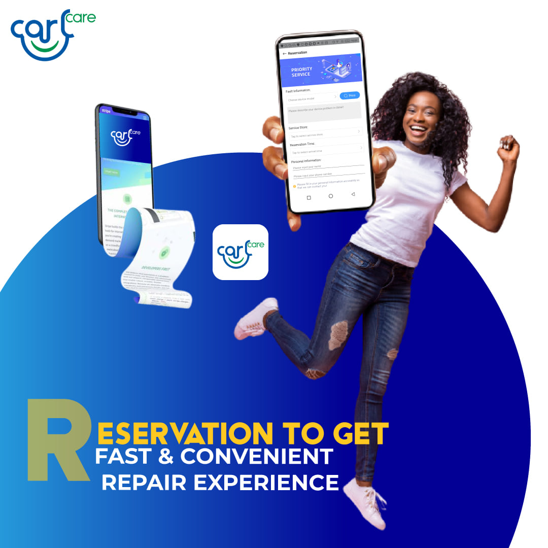 Carlcareug's tweet image. ✨ Fast &amp;amp; Convenient Repairs with Carlcare! ✨  
Say goodbye to long waits and hello to seamless repairs! 📱💨 Book your Carlcare service online at bit.ly/ReservationUga… for priority assistance.  
#Carlcare #FastRepairs #Repair #MobileRepair #ConvenienceAtYourFingertips…