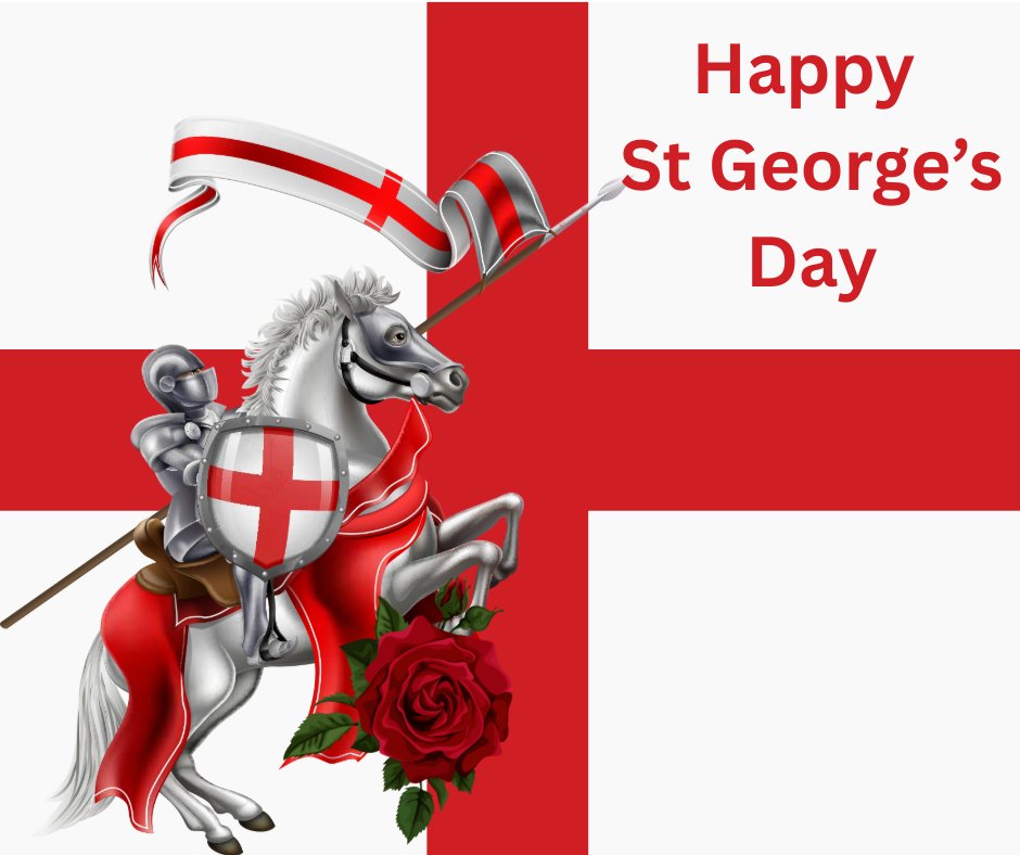 🌹Celebrating the patron saint of England 🌹