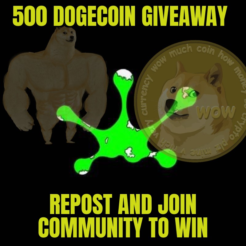 500 $Doge Giveaway

The mutants will be coming to <a href="/doggy_market/">Doggy Market</a> soon 🔥

To celebrate,  we're picking up winners to win some Dogecoin.

All you have to do is tag 2 and repost!

⏳️ 
Ends when live we go live on  Doggy.market