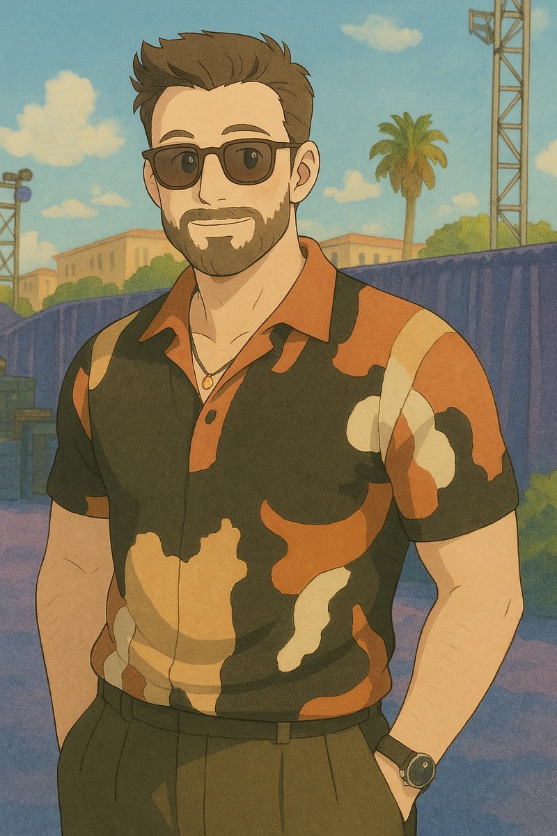 chrisevansfanuk's tweet photo. Chris Evans ghibli style https://t.co/iikcv7jmeC