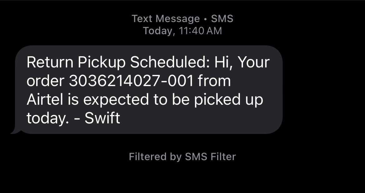 RKSiddu's tweet photo. @Airtel_Presence I got this message today. I have already told that Setup box is already handover  during the new connection . What your trying to pickup today ? https://t.co/rmoOd0bN3H