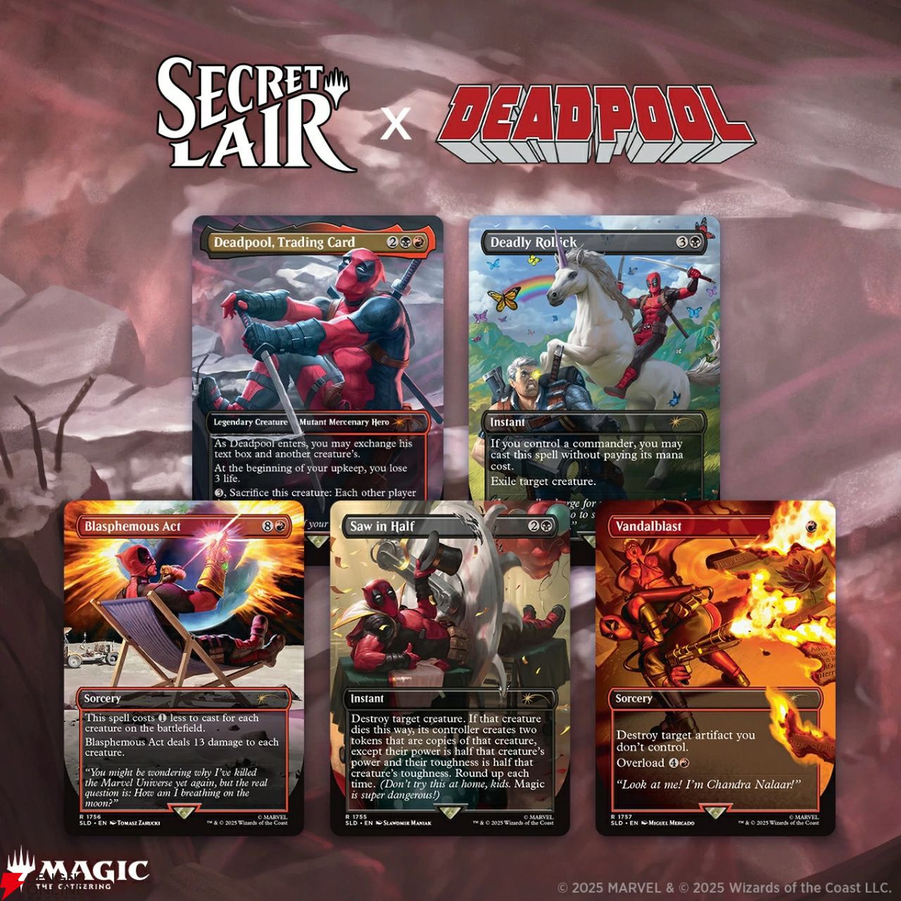 新品・未開封 MTG マーベルコラボ Foil 全種セット