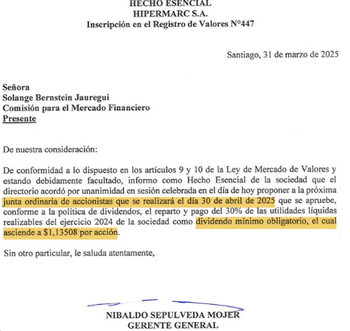 JorgeAudits's tweet photo. @MarcosAcciones 
Hipermar reparte dividendos despues de 22 años.
La empresa del Fra Fra  hijo.
Noticia. https://t.co/Ik8mSZ7SMw