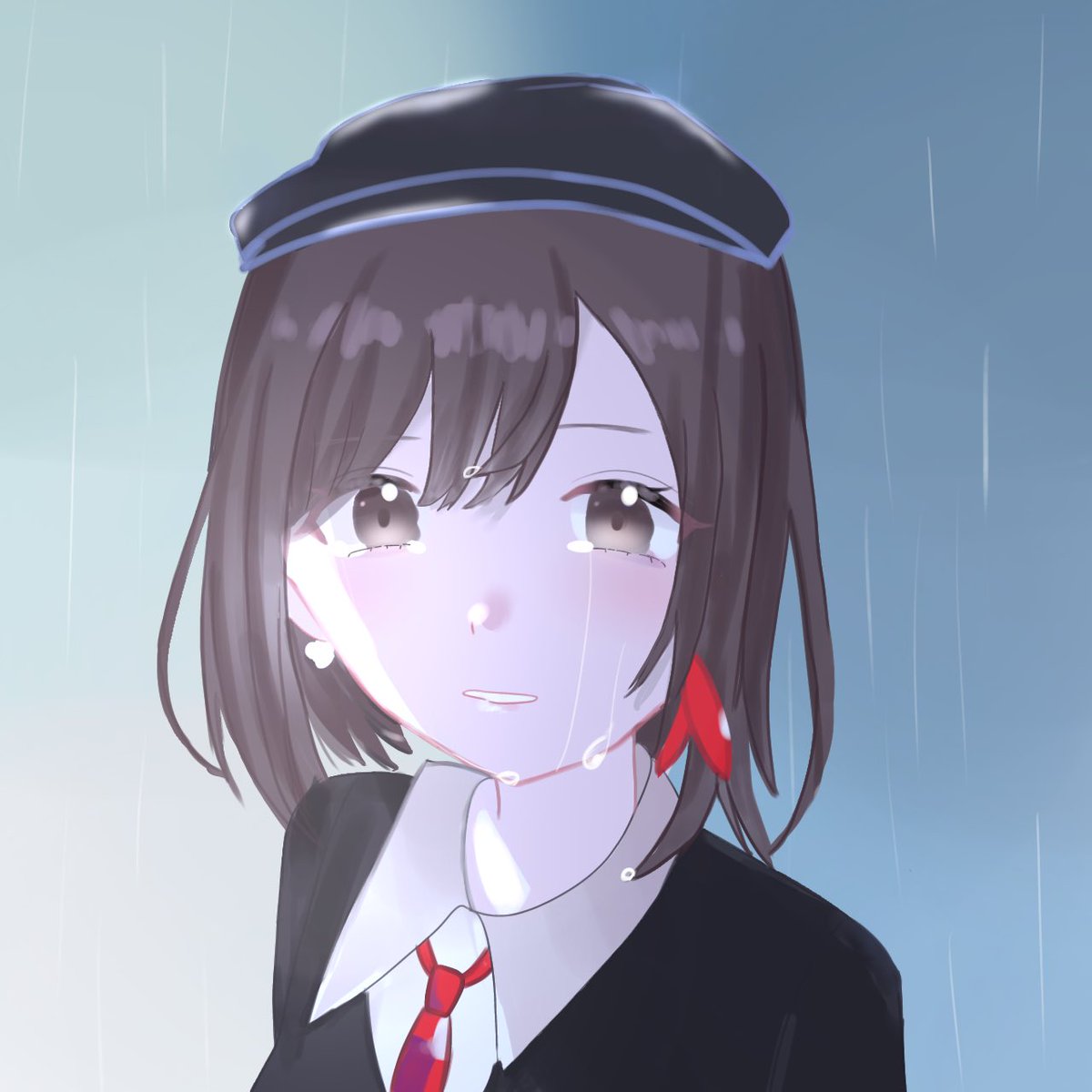 私は雨
#prsk_FA #東雲絵名 #イラスト