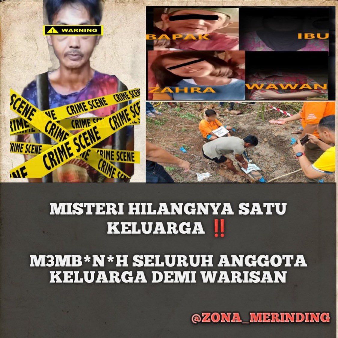 HARTA MEMBAWA PETAKA

Erwin seorang anak yang hanya beban keluarga, nekat menghabisi seluruh keluarganya karena terlilit hutang jud1!

A THREAD