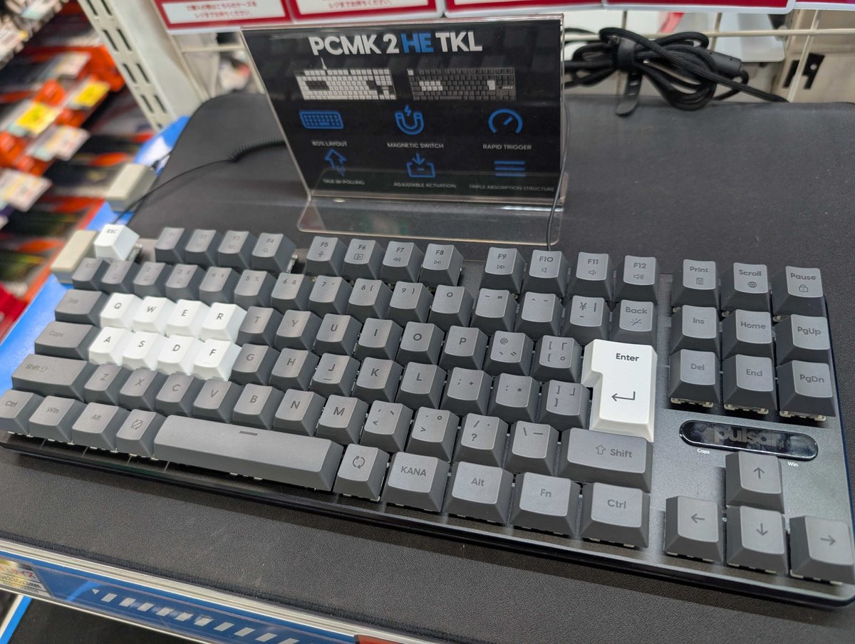2F】 当店一番人気のラピトリ対応ゲーミングキーボード、在庫ござい