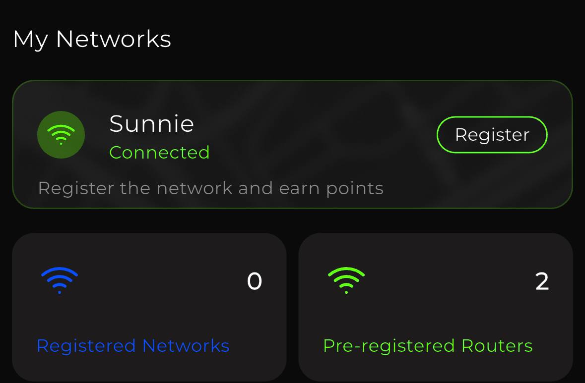 nongdan_crypto_'s tweet photo. Toàn tập về Airdrop của @uplink_xyz 
1. Uplink là gì?
- Uplink là dự án #DEPIN  cung cấp cơ sở hạ tầng Internet phi tập trung. Uplink thu thập, sử dụng băng thông dư thừa của người dùng để tạo ra một mạng không dây phi tập trung (Decentralized Wireless - DeWi) trên toàn thế giới (tương tự như Roam network). Mục tiêu chính của Uplink là dân chủ hóa quyền truy cập internet, cung cấp kết nối mạng ổn định, chi phí thấp và hiệu quả hơn so với các nhà cung cấp dịch vụ viễn thông truyền thống. 

- Raised: $10M dẫn đầu bởi Framework cùng với các quỹ đầu tư: Blockchange Ventures, Stratos Technologies, Outlier Ventures, NxGen, MSM Fund 

- Co-Founder & CEO của UpLink là @CarlosLeiSantos, trước đây là đồng sáng lập và CEO của HypeLabs, ông là một trong 50 doanh nhân hàng đầu châu Âu (EU Top50) vào năm 2017. 

2. Săn Airdrop của uplink
Uplink vừa ra mắt ứng dụng Uplink phiên bản beta trên điện thoại. Nếu bạn không chê lỏ thì có thể đăng ký quyền truy cập sớm Uplink network để chạy node và nhận thưởng $ULX token. Theo litepaper của dự án thì $ULX sẽ là token tiện ích & quản trị của uplink, tổng cung: 1B $ULX

2.1. Để đủ điều kiện nhận airdrop #Uplink, trước hết anh em cần Đăng ký tài khoản và tải app: https://t.co/CrRfo2c5uO

2.2. Kết nối điện thoại với wifi

2.3. Ở tab “Dashboard”, mục “My network” ứng dụng sẽ nhận diện và hiển thị Router wifi đang kết nối (như hình bên dưới)

2.4. Click “Register” và cho phép ứng dụng truy cập vị trí
➥ Setup cấu hình Router 
➥ Done
Cứ mỗi router wifi đăng ký, anh em sẽ earn 50.000 points. Mỗi 24 giờ sẽ earn thêm 1000 points

Qua nhà hàng xóm hoặc Ra quán cafe hoặc tới Hotel xin mật khẩu wifi và làm như trên để lượm thêm 50.000 points mỗi router wifi (anh em đi hotel với nhiều là một lợi thế). Hoặc anh em cũng có thể tuyển ref để nhận thêm points

2.5. Hoàn thành thêm các task social để earn points: https://t.co/nTHm0b2WEX

Goodluck!