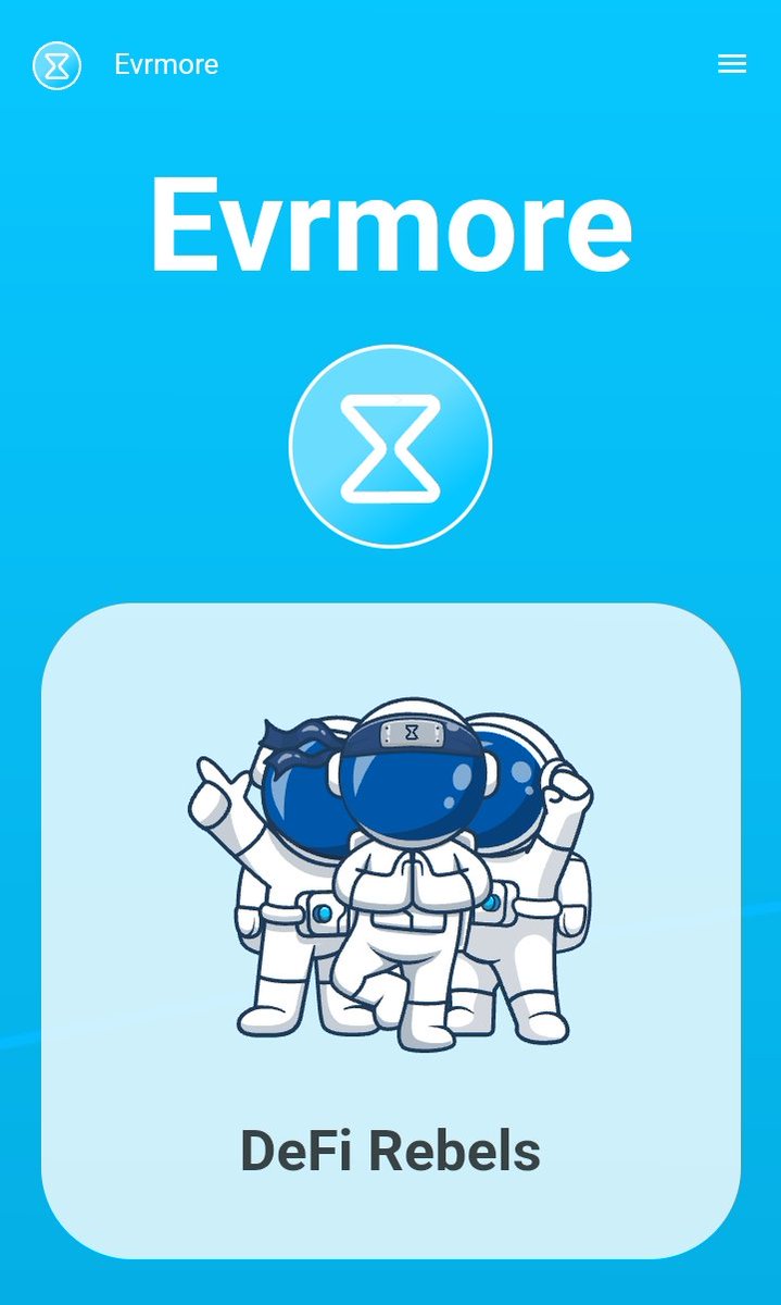 Have you visited our website lately? 

Let us know what else you'd like to see!

#Evrmore #DeFiRebels

evrmore.com