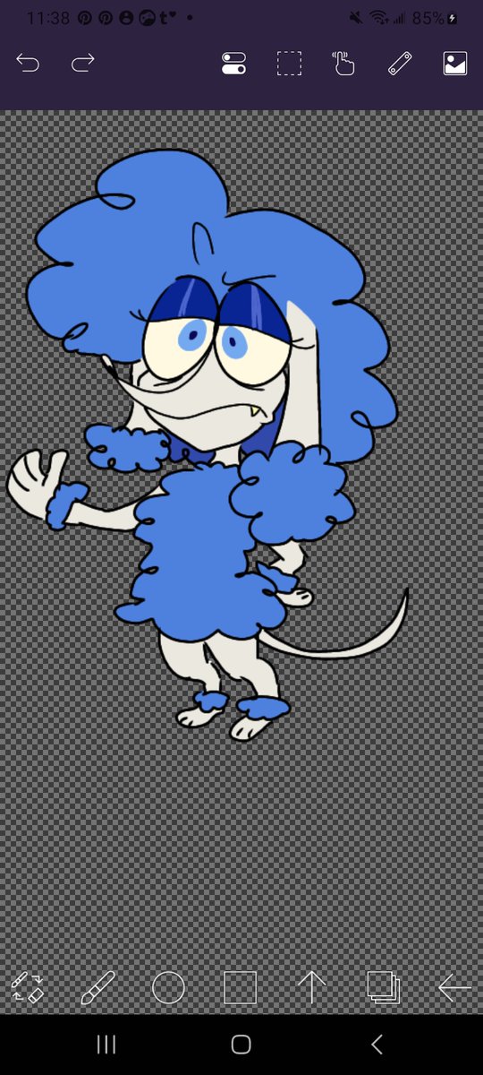 Here's her actually colored, her name is Mitch! ( Aka Mitchelle "Mitch" Hurkin)