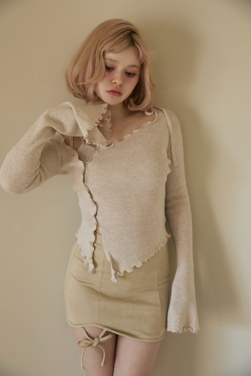andmary Fleur knit set グレー　アンドマリー ANDMARY】Fleur knit set