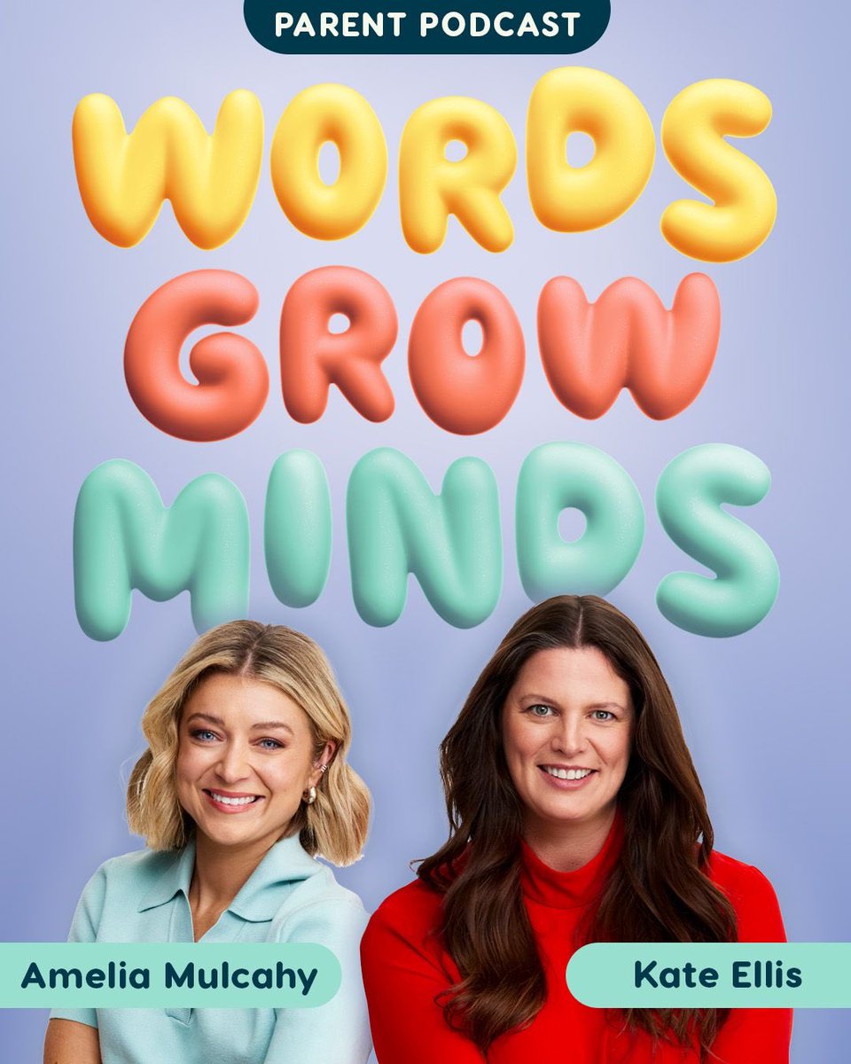 NOW LAUNCHED- Words Grow Minds Parent Podcast. Leading experts, latest research and practical tips for parents to help their baby and toddler thrive. Available now wherever you get your podcasts
