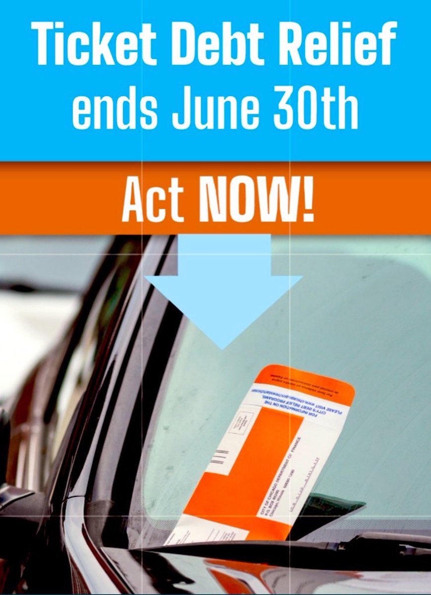 ChicagoDOF's tweet image. Attention Chicago motorists and businesses: Settle your eligible ticket debts without penalties! The City’s motorist &amp;amp; commercial ticket debt relief programs run from April 1 to June 30, 2025. Check eligibility and pay online at chicago.gov/VDR