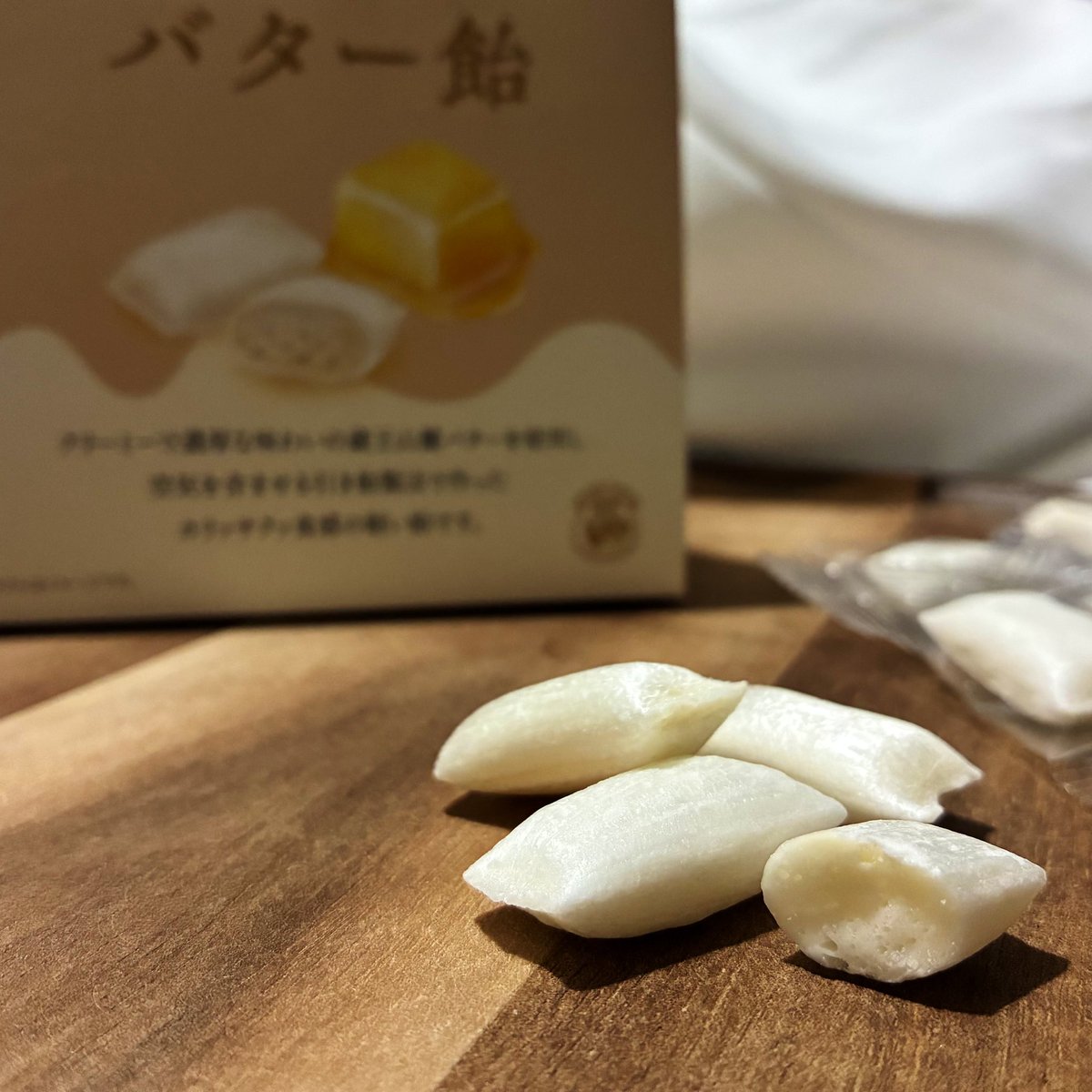 ＼新発売／
蔵王チーズ様との共同企画🧀🍬
“蔵王山麓バター飴”をこの度発売いたします！

香料、乳化剤不使用。蔵王山麓バターの美味しさだけを贅沢に混ぜ込んだ特別なキャンディーがここに完成しました。
こっくりとしたひとときをお楽しみください。

＼なんと／
✨桜まつり会場にて販売決定！✨